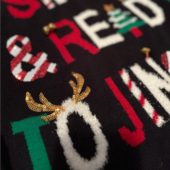 Single & Ready to Mingle Christmas Sweater - Picture 2 of 5